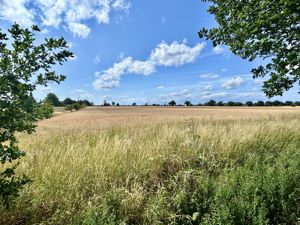 Views over fields to the side- click for photo gallery